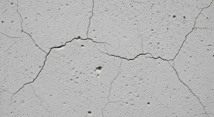 Obraz premium Cracked concrete surface with fine fissures and texture