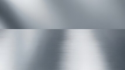 Split Brushed Metal Surface with Reflections metal texture.