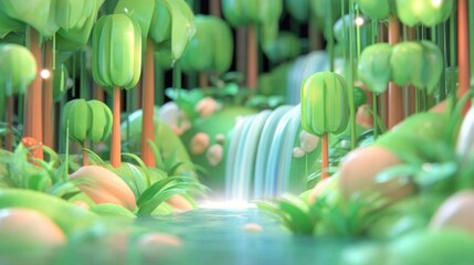 easter eggs in the garden