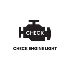 Check Engine Light Warning Dashboard Symbol