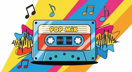 Retro Cassette Tape Pop Mix: 80s Music Nostalgia