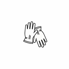 Obraz premium Protective work gloves displayed on a white background 
