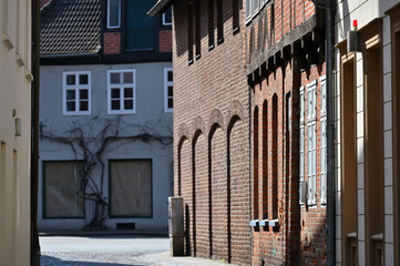 Medieval architecture in a beautiful German city - Luneburg
