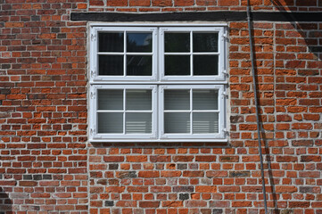 Details of medieval architecture in a beautiful German city - Luneburg