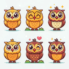 Pixel Art Emoji Pack – Retro 8-Bit Style Vector Icons Collection