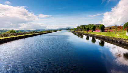 Fototapeta premium Forth And Clyde Canal Scotland