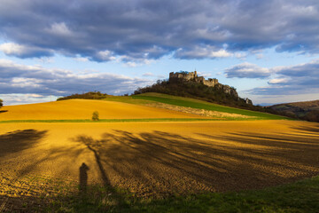 Obraz premium Falkenstein ruins, Lower Austria, Austria