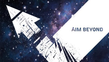 Stunning rocket blasting through vibrant nebula inspiring exploration and limitless possibilities for ambitious ventures