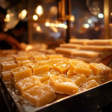 Tasty and yummy sweet in a plate