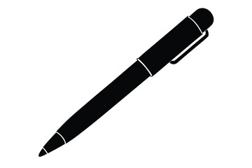 pen vector icon silhouette