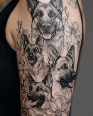 German Shepherd Quartet Sleeve