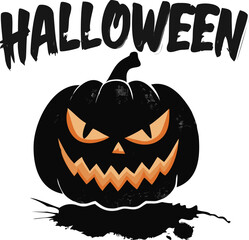 Halloween and pumpkin vector