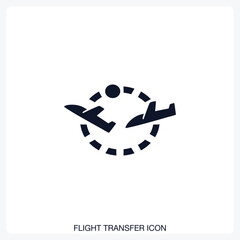 Flight Transfer Icon