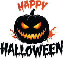 Halloween and pumpkin vector