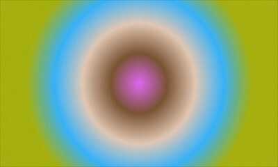 Concentric Rings of Color Form a Vibrant Abstract Gradient Background