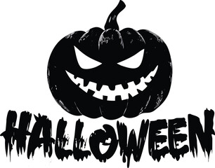 Halloween and pumpkin vector