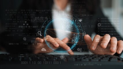 Global AI and data processing system enhances data, AI, and processing efficiency through digital network and global integration of intelligent technology Marrow