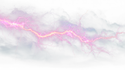 purple lightning bolt strike PNG cut out, thunderstorm lightning