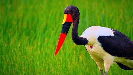 black billed stork