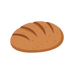A loaf of freshly baked brown bread.