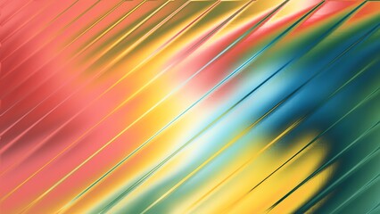 Colorful Diagonal Stripes Abstract Background With Red Yellow Blue Green Hues texture pattern
