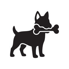 Dog, Dogs, Dog isolated, Dog and cat, Happy dog, Dog icon, Dog silhouette