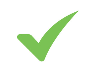 Simple Tick Symbol Vector
