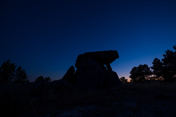 Dolmen Anta de Fonte Coberta near Alijo, Vila Cha, Portugal