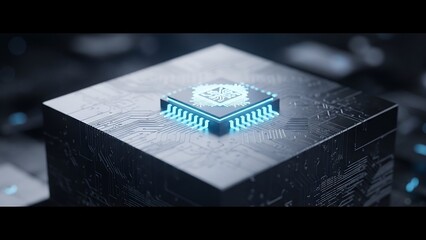 Discover the future of computing power with this cutting edge microchip design for artificial intelligence and innovative technology solutions