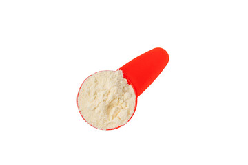 Protein powder.protein shake isolated on white background.Shaker bottle with protein.Food...