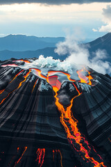 Crimson Fires of the Volcanic Realm
