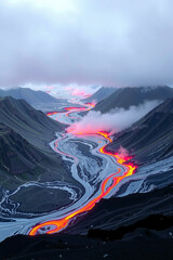 Crimson Fires of the Volcanic Realm