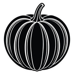 pumpkin icon on white background