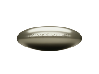 Balance within pebble isolated on transparent background