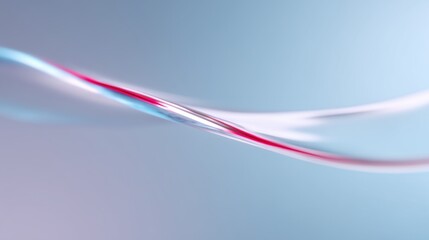 An ethereal, flowing ribbon of light dances across a gradient background, evoking a sense of seamless motion and futuristic grace.