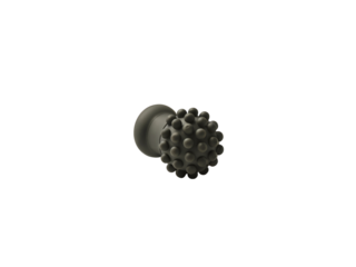Spiky massage ball isolated on transparent background