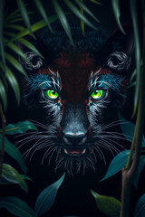 Emerald Eyes of the Midnight Panther