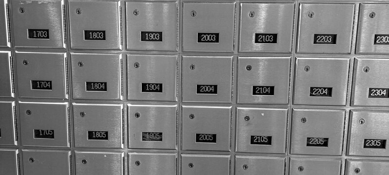 arm&aacute;rio numerado para correspond&ecirc;ncias