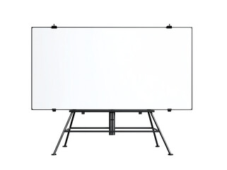 Large Portable Projector Screen on Metal Stand with Transparent Background