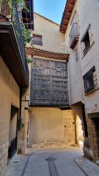 Beceite stone streets passageways Matarra&ntilde;a Teruel 