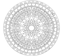 Intricate Mandalas Coloring Collection  for adults and kids