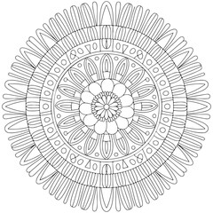 Geometric Mandalas Coloring Collection for adults and kids