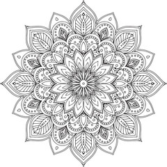 Geometric Mandalas Coloring Collection for adults and kids