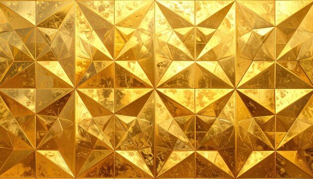Pattern Asanoha dorato giapponese &ndash; texture geometrica tradizionale oro per sfondi eleganti e decorazioni di lusso