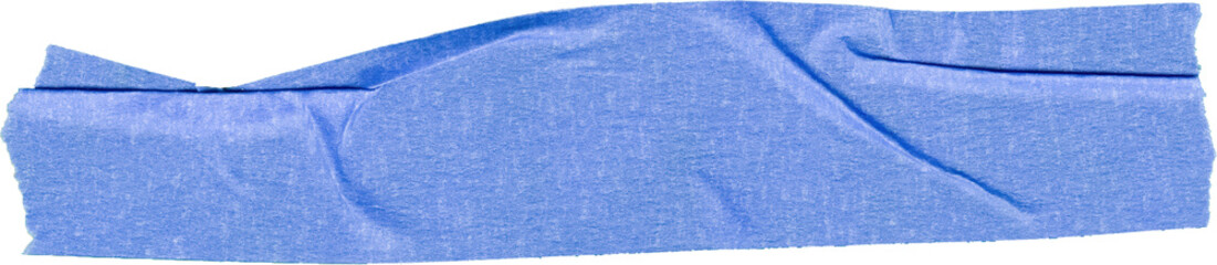 Blue Masking Tape Strip on Gray Background blue tape isolated on a transparent background