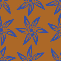 cute flower pattern image for fabric textile or wall decoration