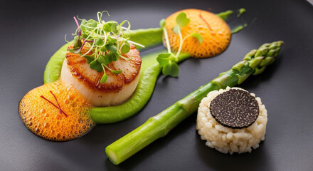 Dining plate of food