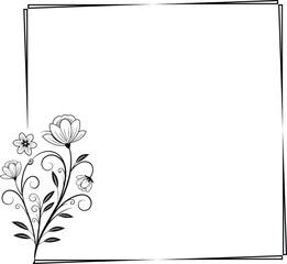 floral background with place for text