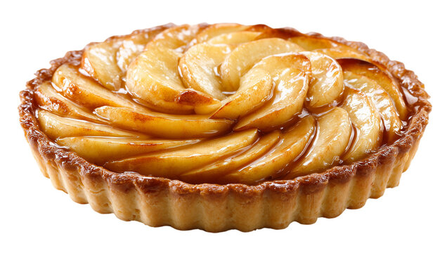 A pie with a lattice crust and a lot of apples