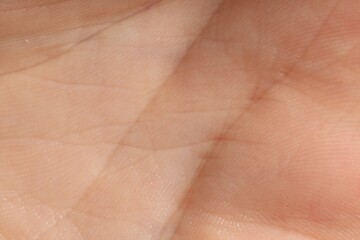 Fototapeta premium Human skin, closeup view. Detailed texture of surface